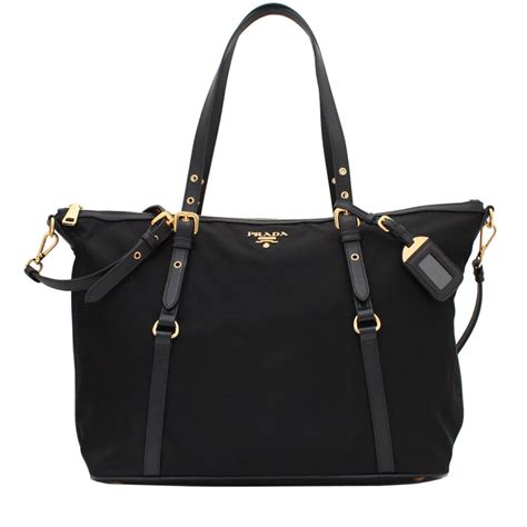 Prada Saffiano Tote With Trim 